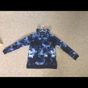 Blue Tie dye hoodie